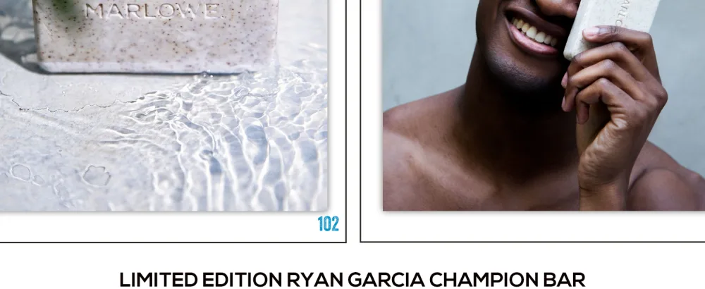 MARLOWE. No. 102 Body Scrub Soap for Men (Limited Edition Ryan Garcia Champion Bar  7 Ounce (Pack of 1) - product information 9