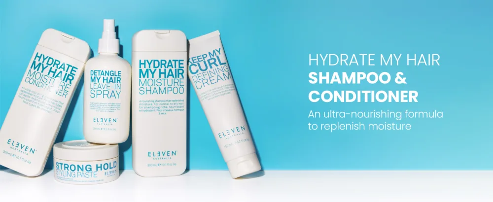 ELEVEN AUSTRALIA Hydrate My Hair Shampoo The Ultimate Hydrating Shampoo For Any Climate 10.1 Fl Oz (Pack of 1) - Hydrate Hero