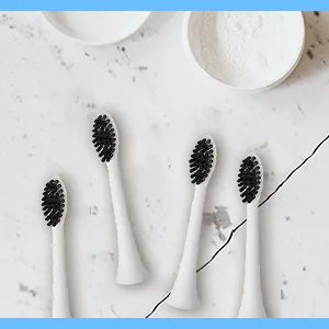 Pursonic Replacement Toothbrush Heads Charcoal Infused Bristles Compatible with Sonicare Electric Toothbrush 6 Pack 6 Count (Pack of 1) - product information 4