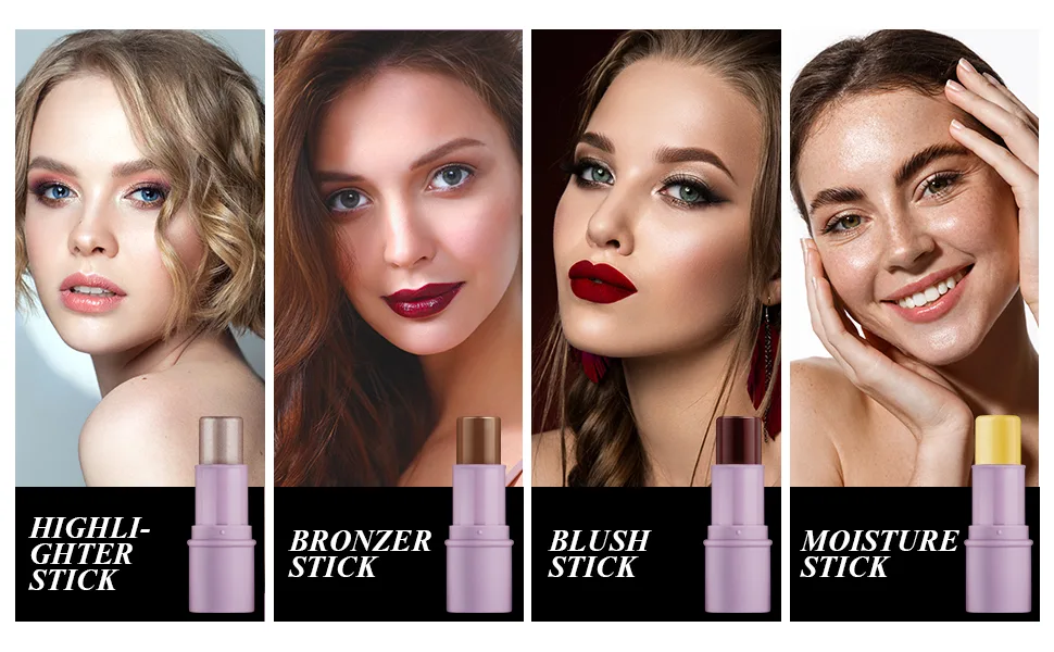 LUXAZA Bronzer Stick Contouring Pen For Face Eyes Lips And Cheeks Smooth Glide On And Long Lasting A06-Bronzer Stick 1Pcs 1 Count (Pack of 1) - product information 10