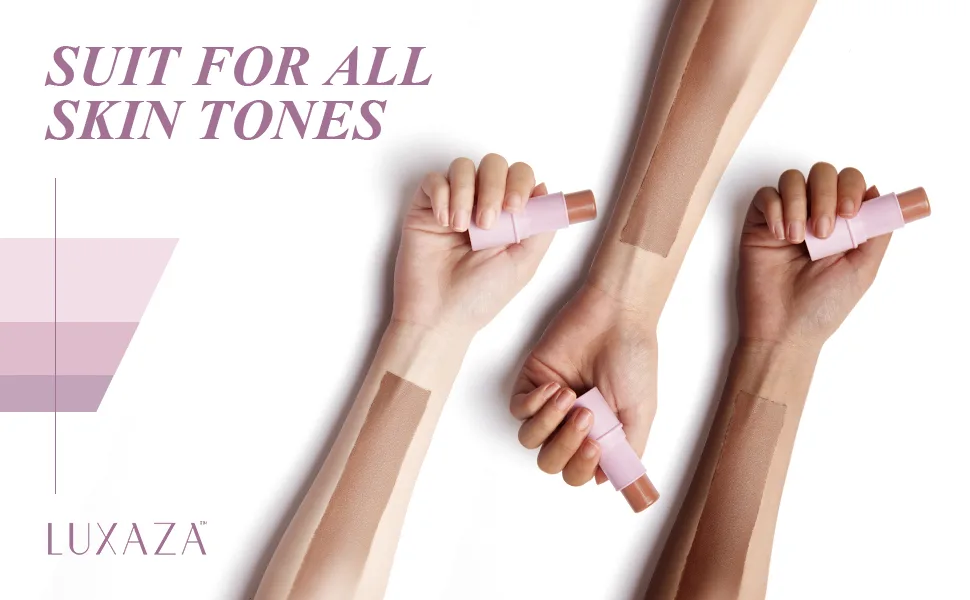 LUXAZA Bronzer Stick Contouring Pen For Face Eyes Lips And Cheeks Smooth Glide On And Long Lasting A06-Bronzer Stick 1Pcs 1 Count (Pack of 1) - product information 12