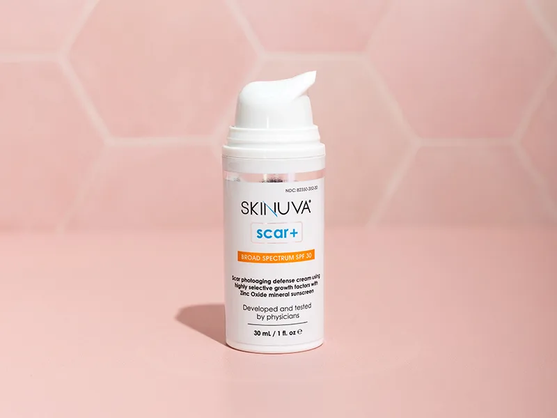 Skinuva  Next Generation Scar+ Cream - Advanced Scar+ SPF 30 Cream Formulated with Growth Factors (1 oz) 1 Fl Oz (Pack of 1) - skinuva scar+