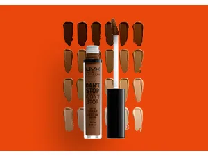 NYX PROFESSIONAL MAKEUP Bare With Me Concealer Serum  Up To 24Hr Hydration - Medium Vanilla 02.5 Medium Vanilla 0.32 Fl Oz (Pack of 1) - cant stop wont stop concealer undereye full coverage eye