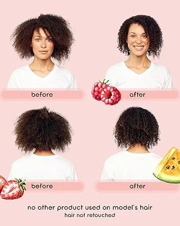 adwoa beauty baomint moisturizing curl defining gel 16 oz. Mint 16 Fl Oz (Pack of 1) - before and after