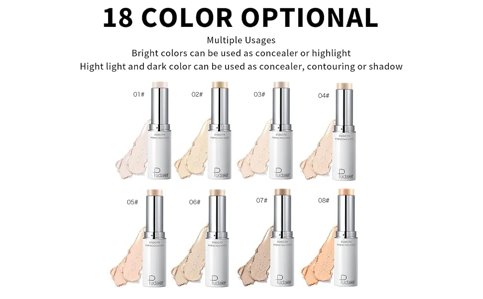 Studio Fix Perfecting Matte Foundation Stick Makeup  Full Coverage Foundation Stick for Flawless Finish  Waterproof & Sweat-proof  Long-lasting Foundation  04  0.28 Oz(Pack of 1) 04 - product information 13