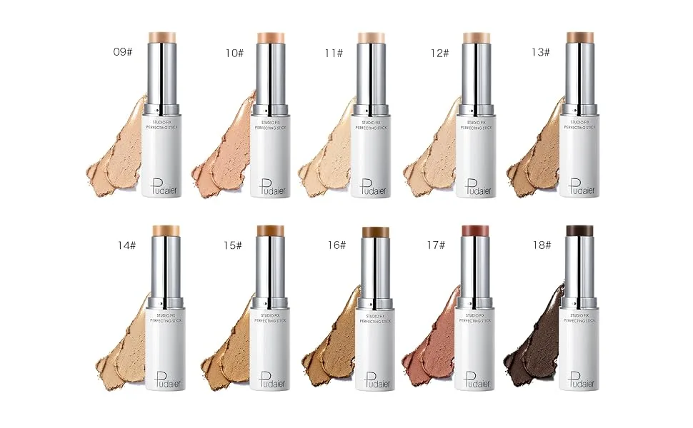 Studio Fix Perfecting Matte Foundation Stick Makeup  Full Coverage Foundation Stick for Flawless Finish  Waterproof & Sweat-proof  Long-lasting Foundation  04  0.28 Oz(Pack of 1) 04 - product information 14