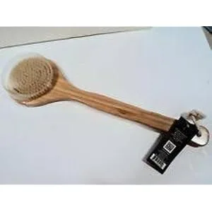 Clean Logic Wooden Handle Bristle Bath Brush  (1 Pack) - product information 1