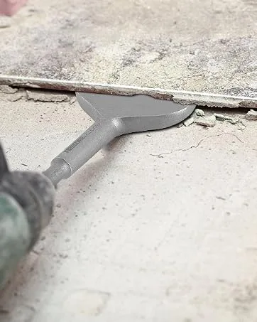 Firecore FS18316 Hex Shank Scraping Chisel  1-1/8 Chisel Hex for Electric Demolition Jack Hammer  3 x 16 1 Pack - tile chisel