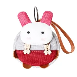 LANEYLI Pacifier Case for Diaper Bag Canvas Pacifier Pouch Zipper Pacifier Pocket  Hold 4 Pacifiers  Rabbit 1 Pack  1st Mothers Day Gift for New Mom RabbitYellow - pacifier pocket