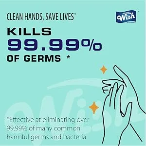 Wish Hand Sanitizer 3.38oz Tube (1 Pack) - hand santitzer, kill germs