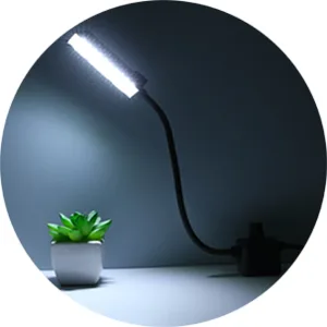 YaCaTaM Dimmable LED Sewing Machine Light  Portable Work Light  Flexible Gooseneck Task Light with Strong Magnetic Base for Sewing Machines  Drill Presses  Milling Machines  Metal Lathes  1 Pack 1Pack - 30 LED Sewing Machine Light