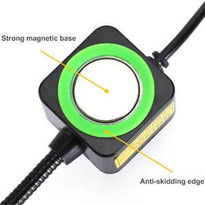 YaCaTaM Dimmable LED Sewing Machine Light  Portable Work Light  Flexible Gooseneck Task Light with Strong Magnetic Base for Sewing Machines  Drill Presses  Milling Machines  Metal Lathes  1 Pack 1Pack - Strong Magnetic Base