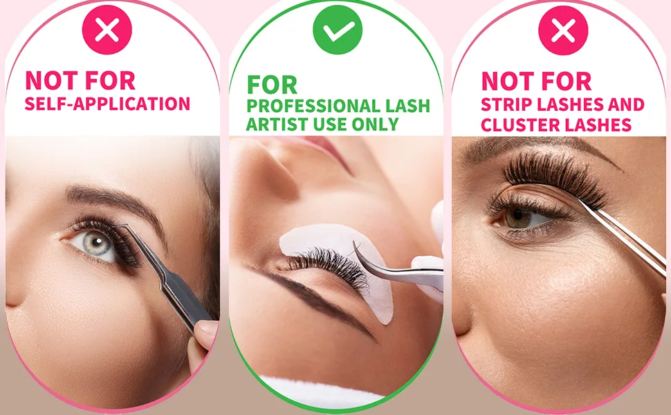 Eyelash Extension Glue  Extra Strong Professional Eyelash Glue  1 Sec Drying time  7-9 Weeks Retention  lash Extension Glue or Semi-Permanent Eyelash Extensions (0.17fl.oz / 5ml) 1 Pack - Eyelash Extension Glue