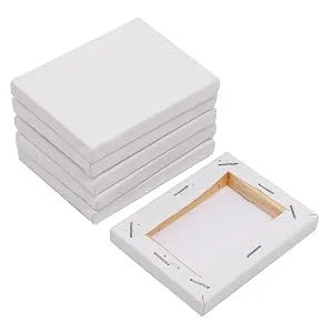 SL crafts Mini Stretched Canvas 3.5X2.75 (1 Pack of 12 Mini Canvases) - product information 2