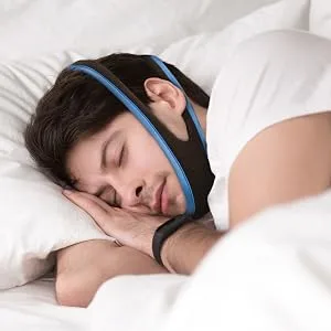 Anti Snore Chin Strap for Women & Men - Double-Support Chin Straps for Sleeping - Adjustable via Hook & Loop Closure - Skin-Friendly with Holes for Aeration - Snoring Prevention Device - by Mobi Lock BASIC - product information 3