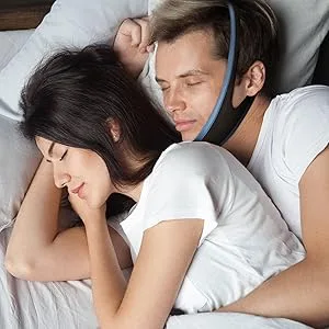 Anti Snore Chin Strap for Women & Men - Double-Support Chin Straps for Sleeping - Adjustable via Hook & Loop Closure - Skin-Friendly with Holes for Aeration - Snoring Prevention Device - by Mobi Lock BASIC - product information 4