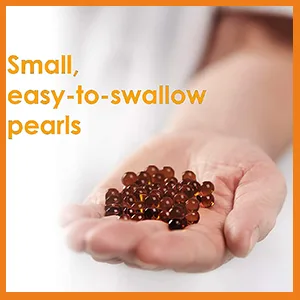 D-Pearls Vitamin D3 5000 IU (125mcg) | Easy-to-Swallow | Chosen for Major Immune Study 1 | Active Vitamin D Supplement in Cold-Pressed Olive Oil for Immune Support Teeth Muscle and Bone Health 80 - Small d pearls