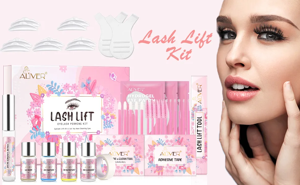 Lash Lift Kit Eyelash Perm Kit Professional Eyelash Curling Lash Extension Set Lash Extensions Curling Premium Home Lash Lifting Tools Semi-Permanent Curling Perming Wave Suitable for Salon - professional lash lift kit eyelash lift kit lash lift tool eyelash perm tint eyelash perm kit