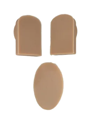 Luqeeg Soft Silicone Ear Model 3D Flexible Nose and Mouth Model for Practicing Suture Silicone Body Part Model Simulation Display Props Set for Acupuncture Jewelry Display Teaching Tool(3) - product information 4