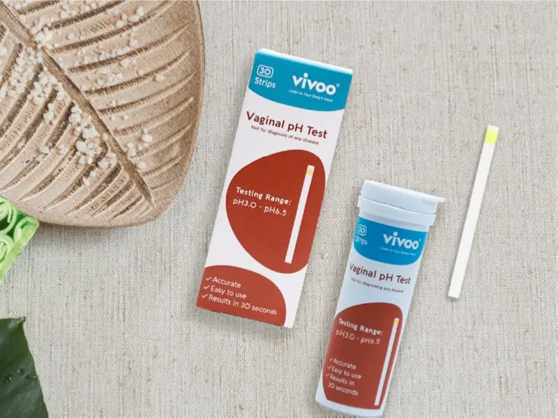 VIVOO Vaginal pH Test Strips - 30 Second Results Simple & Effective Vaginal pH Test Strips for Feminine Hygiene Monitoring Detect Any Imbalances and Take Proactive Measures 30 Strips - Vaginal pH Test