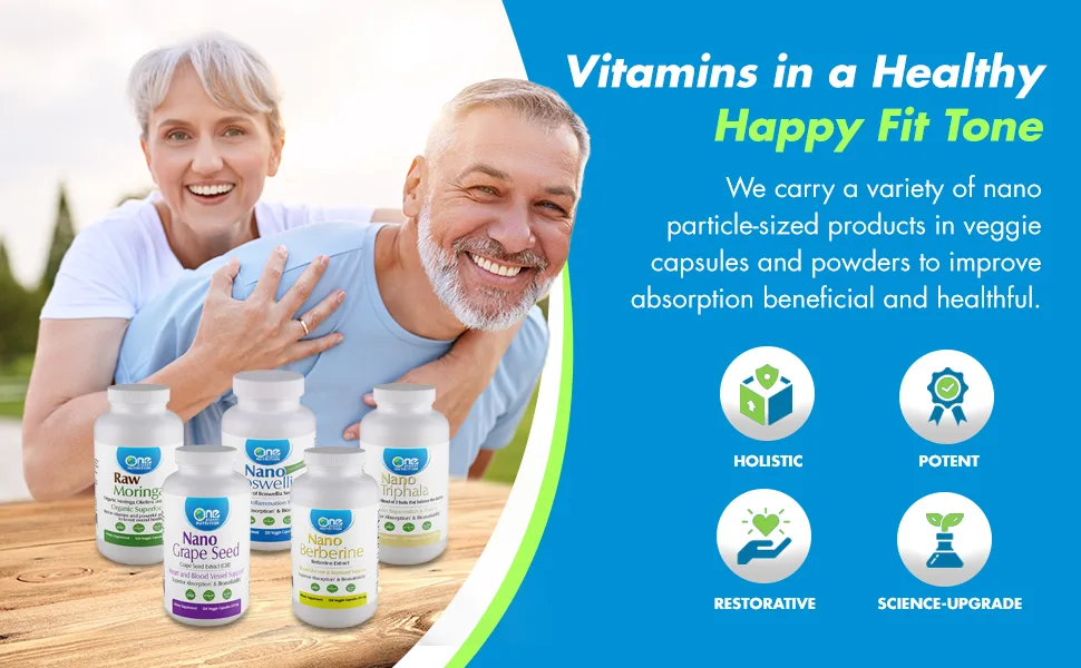 One Planet Nutrition Nano Grape Seed Extract (GSE) - Grapeseed Extract Capsules - Grapeseed Extract - Grape Seed Vitamin Made from Dried & Pulverized Grape Seeds - 120 Capsules - 250 mg - memory beets boswellia beetroot factor meals electrolytes quercetin focus chews biotics tablet gut