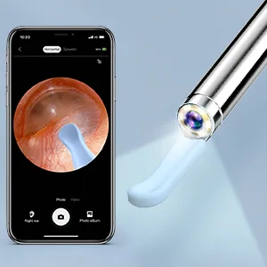 Ear Wax Removal Tool Earwax Removal Kit with 8 Pcs Ear Set Ear Cleaner with Camera Ear Camera with Light Ear Cleaner Camera with 6 Ear Spoon Ear Cleaner for iOS & Android - 1080P HD & APP Real-time Synchronization