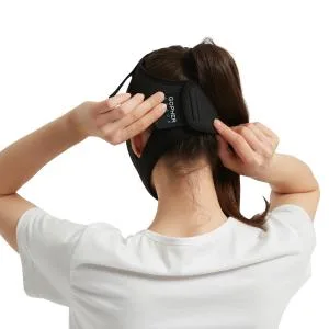 Anti Snoring Chin Strap for CPAP Users - Adjustable and Breathable Chin Strap for Snoring - Effective Anti Snoring Devices - Snore Solution Sleep aid for Men and Women (Black) - anti snoring chin strap