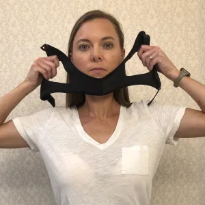Chin Strap for CPAP Users | Keep Mouth Closed While Sleeping Chin Strap for Snoring | Better Night's Sleep Stop Noise Anti Snoring Chin Strap for Men and Women (Black) - Chin Strap for snoring
