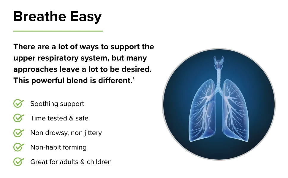 Terry Naturally Bronchial Clear Liquid - 3.4 fl oz - Soothing Lung & Upper Respiratory Function Support Supplement Non-Drowsy Non-Jittery - Gluten-Free - 20 Servings - Breathe Easy