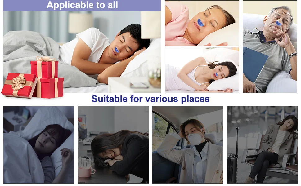 XmnDaue Electronic Anti Snoring Devices New Experience Variable Speed Anti Snoring Devices with 3 Adjustable Wind Speed for Air Purifier Filter Sleeping Breath Aids - snoring