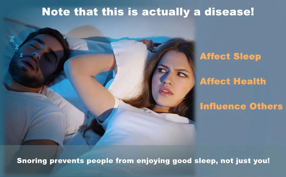 Anti Snoring Devices Electric Intelligence Portable Sleep Aid for Deeply Sleep Vibration Pulse Improve Sleeping Snoring Problem Solution for Men and Women - product information 3