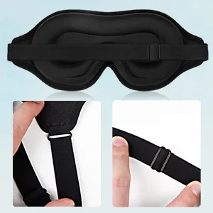 Silk Sleep Mask Eye mask for Sleeping-Soft Sleeping Mask Adjustable Blindfold Eyeshade for Men Women and Kids Comfortable Eye Cover for Travel Nap Shift Work - sleep mask for men