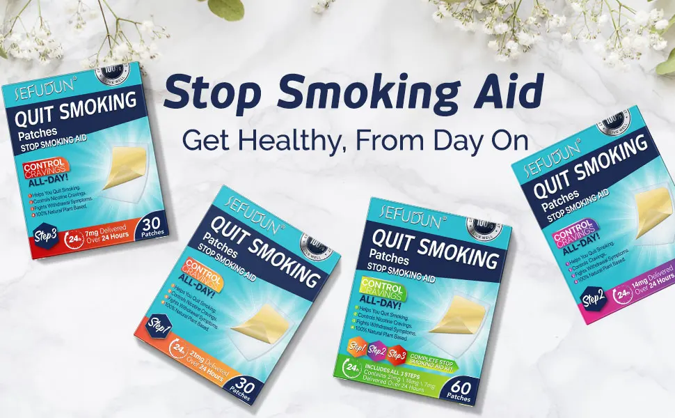 Stop Aid Patches Helping Quit Patch Step 1 30 Patches 21mg Delivered Over 24 Hours Easy and Effective Anti-Stickers Best Product to Help Stop (Step 1) - Stop patches