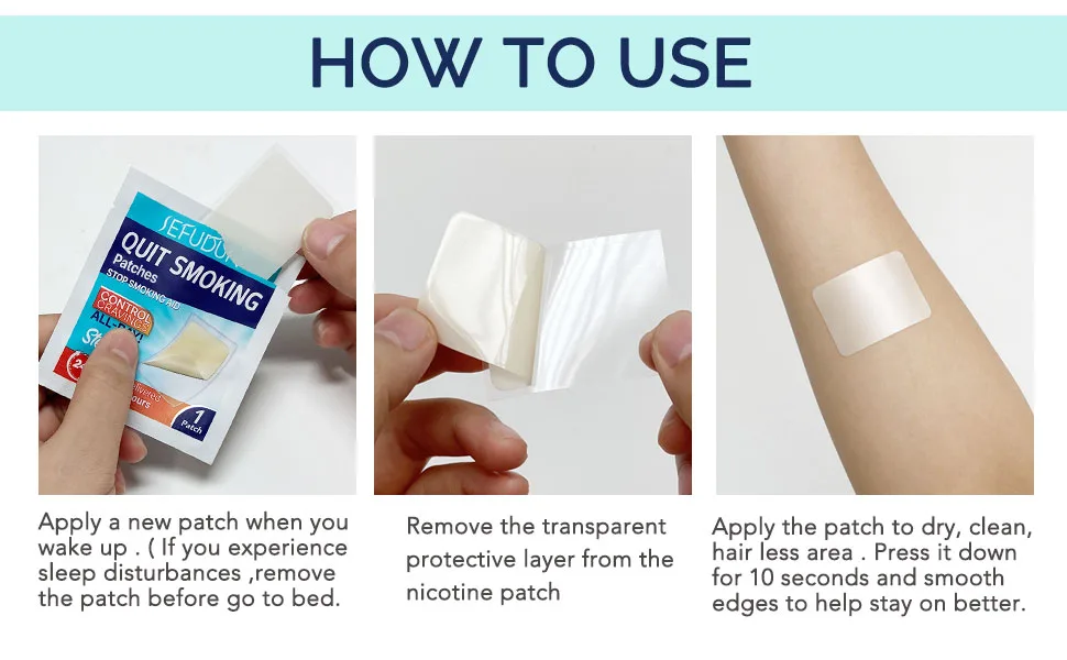 Stop Aid Patches Helping Quit Patch Step 1 30 Patches 21mg Delivered Over 24 Hours Easy and Effective Anti-Stickers Best Product to Help Stop (Step 1) - stop patches