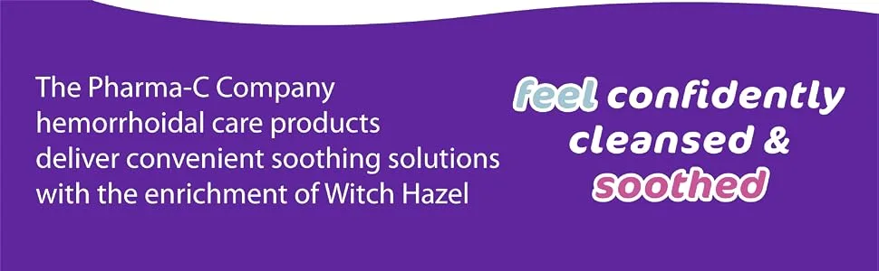 Pharma-C Medicated Foam - Witch Hazel Spray - Hemorrhoidal and Postpartum Care - Relieves Itching & Burning. Provides Gentle Cleansing of Sensitive Areas 1 - medicated pad foam hemorrhoidal care witch hazel cleanse soothe refresh