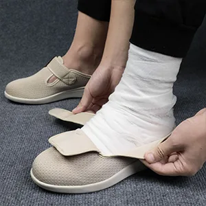 MEJORMEN Men's Diabetic Shoes Extended Width Adjustable Closure Slippers Breathable Lightweight Casual Sandals Support for Swollen Feet Diabetic & Edema - MCB832调节带