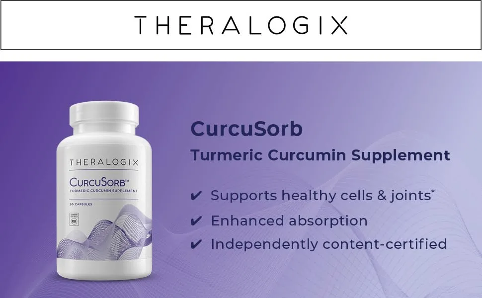 CurcuSorb Turmeric Curcumin Supplement 90-Day Supply | High Absorption Clinically Studied Turmeric Supplement Complex | Turmeric Supplements Capsules - curcusorb turmeric curcumin supplement