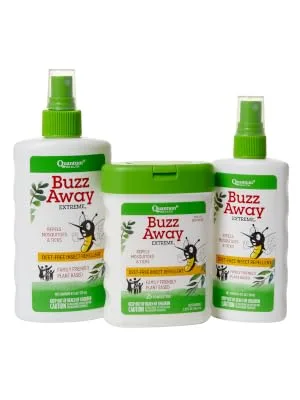 Quantum Health Buzz Away Sting Soothe Unique Herbal Blend Calms Bug Bites and Stings Fast Made with Aloe Vera Nettle & Peppermint Oil 1 Oz Small - Buzz Away Extreme, DEET-free bug spray, mosquito repellent