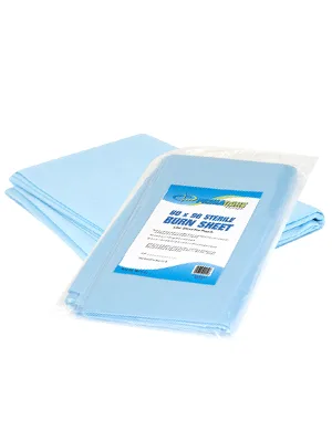 Primacare BD-3151 Sterile Burn Sheet for Burn Relief First Aid Blanket for Instant Cooling Relaxation from Minor Burns Wet and Dry Dressing 96 x 60 - product information 2