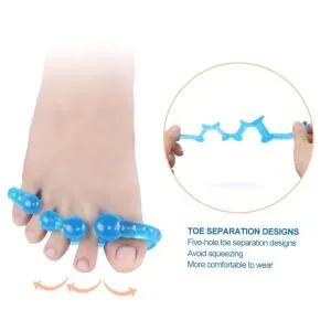  Premium Soft Elastic Toe Separators - Pain Relief for Hallux Valgus - Gel Corrector - Gentle Relief for Joint Alignment - Hallux Valgus Corrector  - product information 2