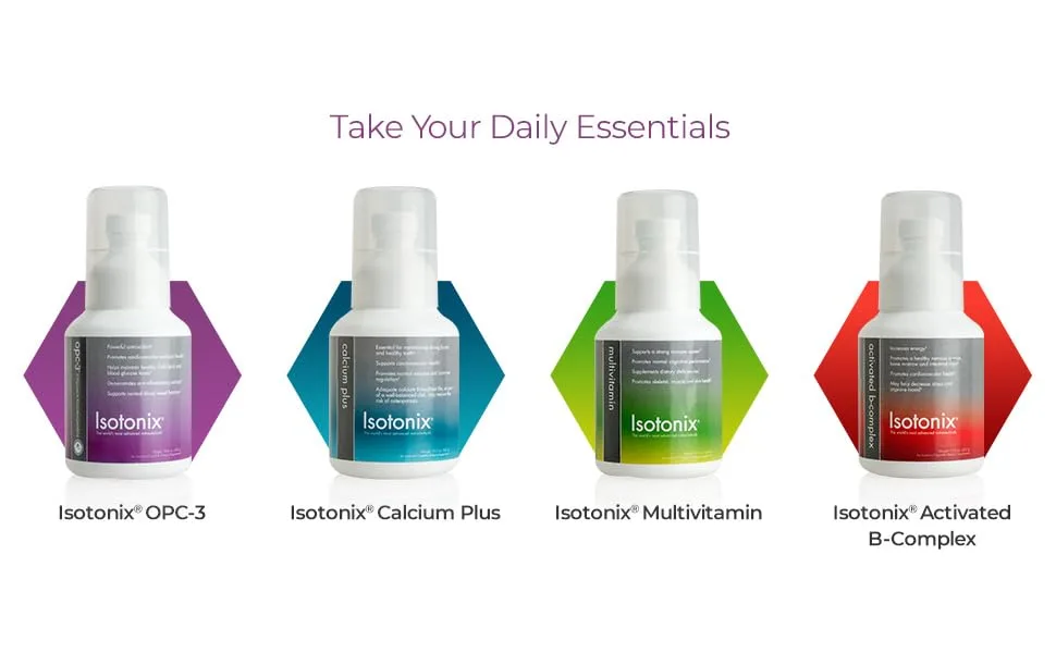 Isotonix Activated B Complex Market America (90 Servings) - isotonix daily essentials opc-3 calcium plus multivitamin activated b-complex daily health nutrients