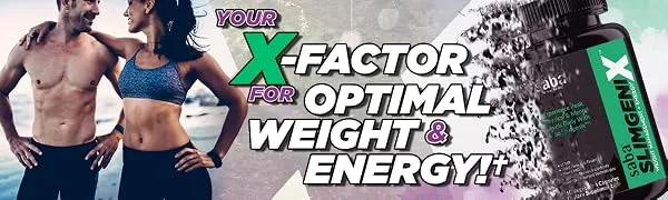 Saba SlimGenix -Energy Weight Management Appetite Control Focus Fat Burner with Branded Patented & Clinical Proven Ingredients-60 Capsules - Saba SlimGenix: Your X-Factor For Optimal Weight & Energy!
