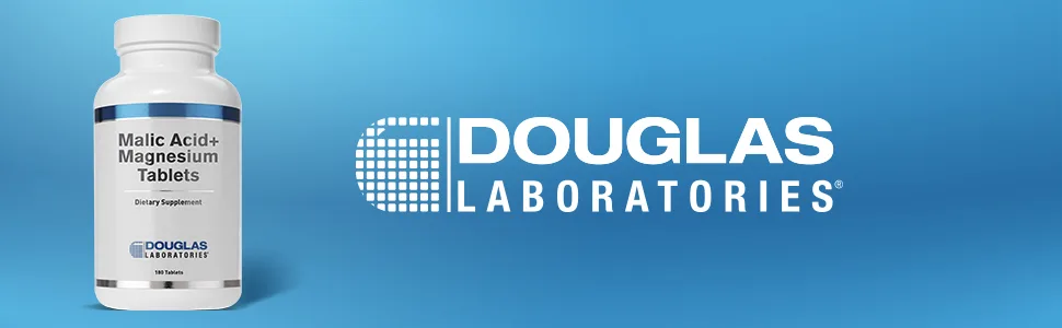 Douglas Laboratories Malic Acid + Magnesium | Supports The Healthy Structure and Function of The Immune and Skeletal Systems | 180 Tablets - Douglas Laboratories Malic Acid plus Magnesium Tablets