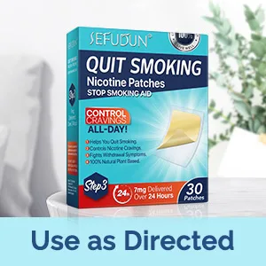Quit Smoking Patches Step 3 Step 3 to Quit Smoking 7mg Delivered Over 24 Hours Smoking Aid to Help Quit Smoking 30 Patches. Step3-30PC - nicotine patches step3