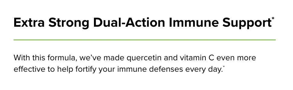 Terry Naturally Quercetin with Vitamin C Extra Strength - 60 Capsules - Sinus Lung & Respiratory Function - Non-GMO Vegan - 60 Servings - Extra strong dual-action immune support
