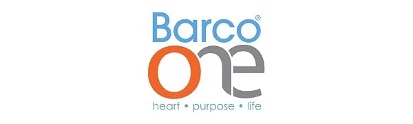 BARCO One Cadence Scrub Warm-Up Jacket for Women - Front Closure Medical Warm-Up 4-Way Stretch Women's Warm-Up Jacket Medium Black - barco one logo