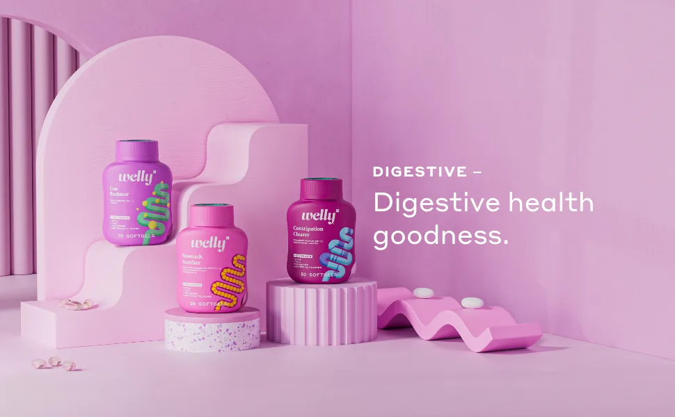 Welly Remedies | OTC Constipation Clearer | Stool Softener/Laxative | Docusate Sodium | Medicine with Proven Active Ingredients - digestive category