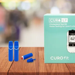 CURO L7 Professional Grade Lipid Blood Cholesterol Test Home Kit - (All-in-One 10ea x Profile Cholesterol Test Strips Included) - product information 9