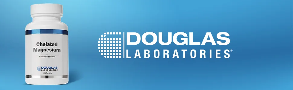 Douglas Laboratories Chelated Magnesium | Supports Energy Metabolism Heart Skeletal Muscles and Nervous System | 100 Tablets - Douglas Laboratories Chelated Magnesium